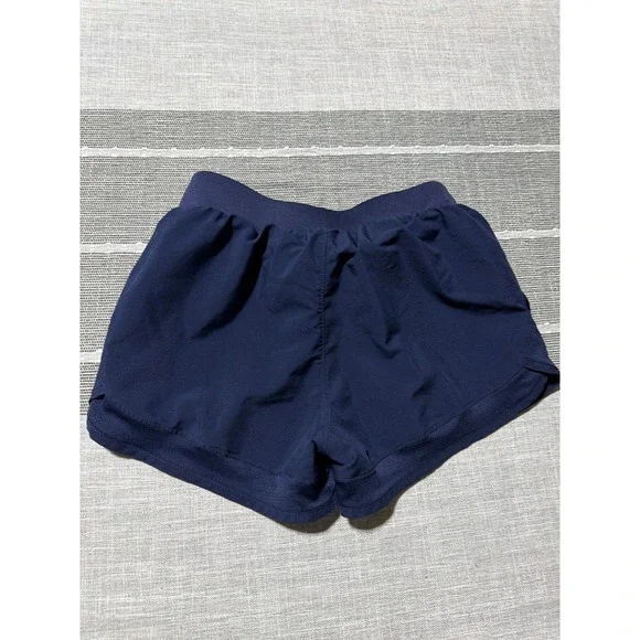 Under Armour Kids Girls Navy Blue Athletic Running Shorts HeatGear Size Small S - Picture 5 of 5
